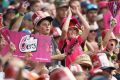 SYDNEY, AUSTRALIA - JANUARY 14: The crowd watch on during the Big Bash League match between the Sydney Sixers and the ...
