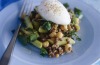 Asparagus and lentil salad with poached egg. <a ...
