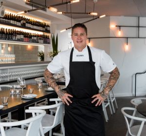 Chef/owner Tomi Bjorck at Blanca restaurant in Bondi.