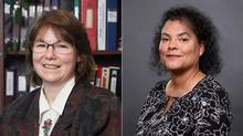 Catherine Benton becomes only the third aboriginal judge in Nova Scotia, while Ronda van der Hoek joins two other black women – Corinne Sparks and Jean Whalen – among the 73 full-time judges in the province. (Nova Scotia Courts handout/The Canadian Press)