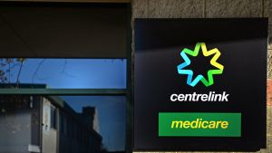 Centrelink and Medicare offices on King St, Newcastle.