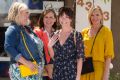 Bridget Everett, Molly Shannon, Katie Aselton and Toni Collette in <i>Fun Mom Dinner</i> by Australian director Alethea ...
