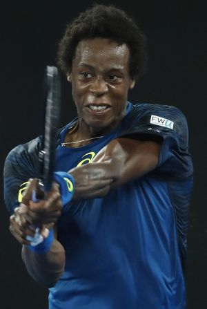 Gael Monfils takes on Rafael Nadal.