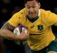 Going from strength to strength: Israel Folau.