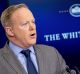 White House press secretary Sean Spicer speaks in the press briefing room at the White House.