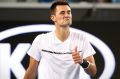 Thumbs up: Bernard Tomic. 