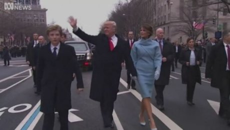 How Donald Trump's inauguration played out