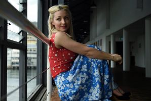 Kate Miller-Heidke in rehearsal at the Sydney Theatre Company.