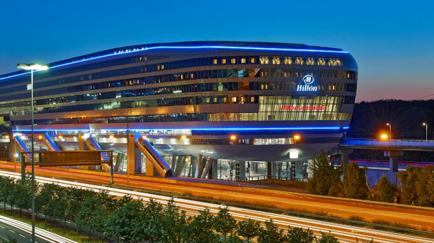 The Squaire building at Frankfurt airport, Germany. Photo: Frankfurt Airport .