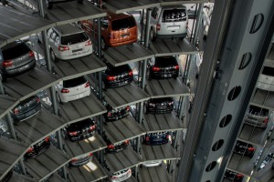 The future of car parking, once the kinks have been ironed out. 