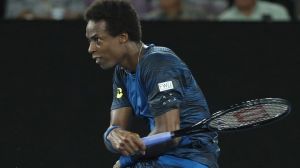 Gael Monfils often wows the crowd with his great shots.