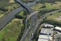 Heavy traffic on the Gateway Motorway northbound.