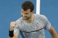 Love game: Grigor Dimitrov of Bulgaria.