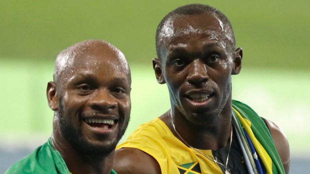 Double speed: Jamaica's Usain Bolt and Asafa Powell (left) will be teaming up again for the Nitro athletics series in ...