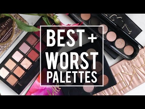 5 BEST + 5 WORST: EYESHADOW PALETTES | WHAT'S HOT OR NOT?! |JamiePaigeBeauty