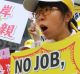 The tourism industry in Taiwan, seen here during a protest in September, is feeling the pinch as relations with mainland ...