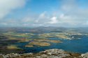 Lochmaddy from top
of Li a Tuath, North
Uist. Picture courtesy
of Reader Ronnie
MacAlpine, Lewis