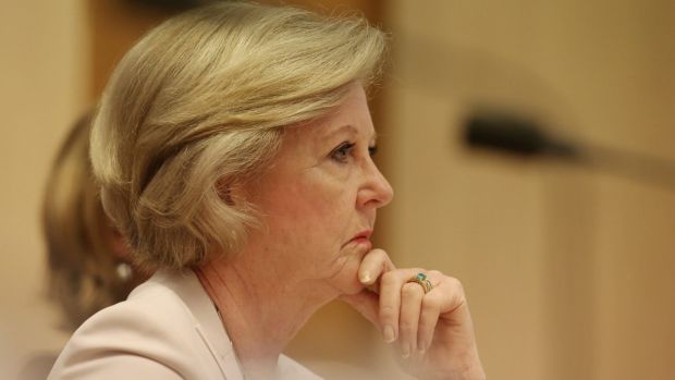 President of the Australian Human Rights Commission Gillian Triggs appeared before a Senate committee at Parliament House in Canberra on Monday 12 December 2016 Photo: Andrew Meares