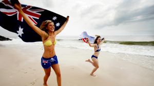 Patriotism is on the rise in Australia. 