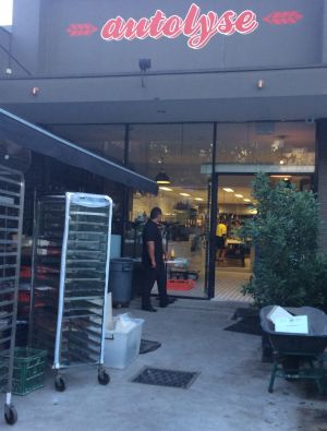 Remnants of the Autolyse bakery outside the cafe on Wednesday evening. The Autolyse cafe and bakery have been closed ...