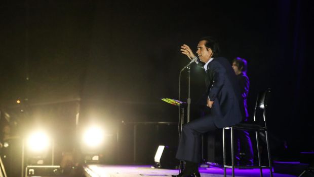 Nick Cave plays the Brisbane Riverstage on Wednesday night.