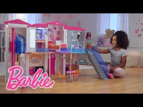 The Interactive Barbie "Hello Dreamhouse" at Play | Barbie