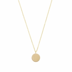 Engravable Disc Necklace