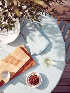 Moss Seafoam Table Cloth 