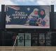 Online threats were made against the Canberra Theatre Centre digital billboard for showing an image of two Muslim ...