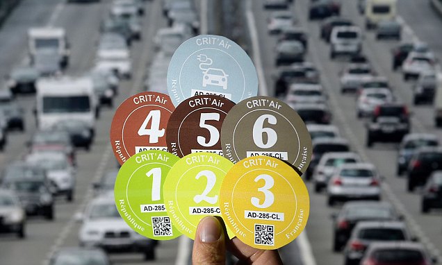 Paris introduces a new eco-sticker system for vehicles