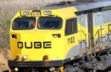 Qube freight train coming through Cullerin ranges on the main southern line. Photo: Graham Cotterall.