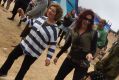 Tilda Vassallo rocking out at a previous Rainbow Serpent Festival with daughter-in-law Michelle and grandson Kaelan.