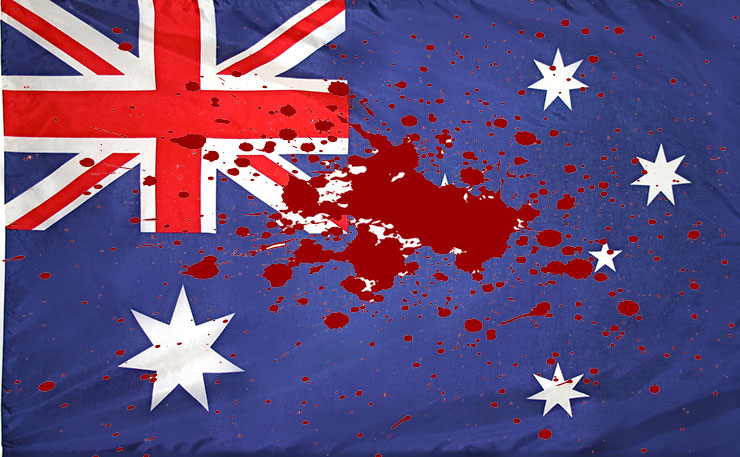 Australian-flag-blood-splatter