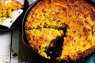 Jalapeno and aged chedder-cornbread.