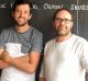 Current Pulp Kitchen owners Nathan Brown and Dan Giordani at the Ainslie restaurant.