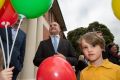 The Education Minister and Deputy Pemier James Merlino announces that the old Preston Girls School will re-open as a ...