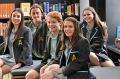 Albert Park College inaugral Year 12 students (left to right) Nicky Tzouvanellis , Jasper Blake, Campbell Rider, Chelsea ...
