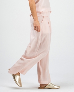 100% Silk Wide Leg Pants