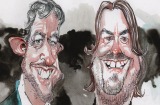 Atlassian, whose co-founders are Scott Farquhar (left) and Mike Cannon-Brookes, was the only new Australian company in a ...