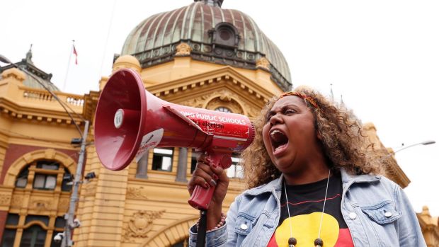 Invasion Day Melbourne rally