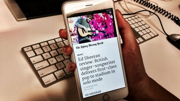 Facebook's Instant Articles display inside the Facebook app itself, meaning quicker access for users.