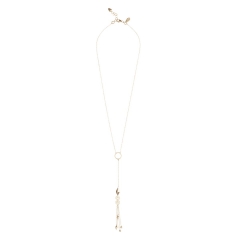 Criss Cross Lariat Necklace