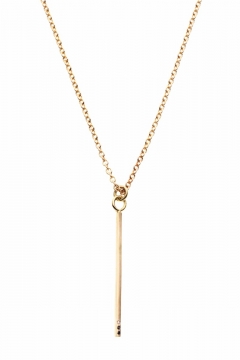 The Classic Bar 18Ct Gold Necklace with Diamonds