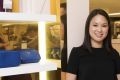 The Daily Edited's Alyce Tran at her  pop-up shop in David Jones.