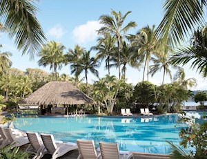 Beautiful pool of the luxurious Hamilton Island's hotels