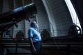 Astronomical Society of Victoria president Chris Rudge inside the Melbourne Observatory.