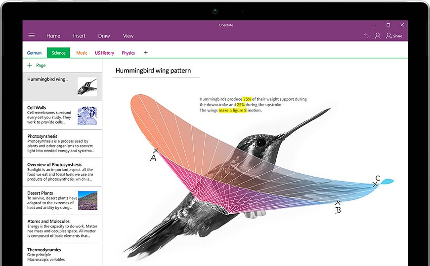 A picture of a Microsoft surface tablet computer.