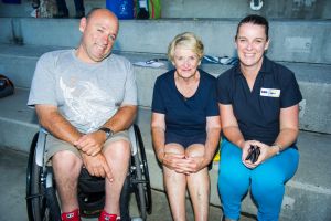 Brendon and Yvonne Talbott and Kathleen Nicholls all from Sydney