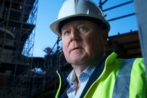 Under fire: Fair Work Building and Construction chief Nigel Hadgkiss. 