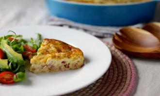 Crustless quiche